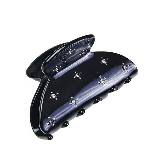 Black Hair Claw Clip N1504 - Picture 2 of 4